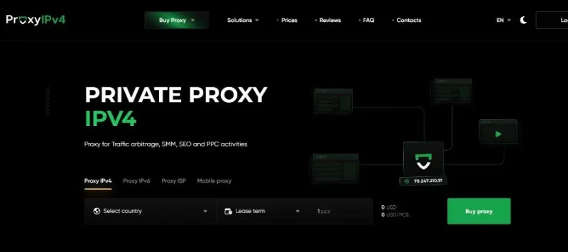 Proxy-IPv4 — Best Private Proxy for Rental Terms